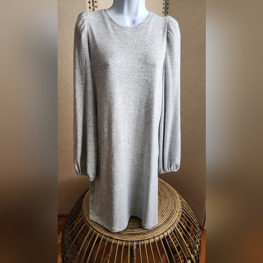 Nine West Puff Sleeve Sweater Dress